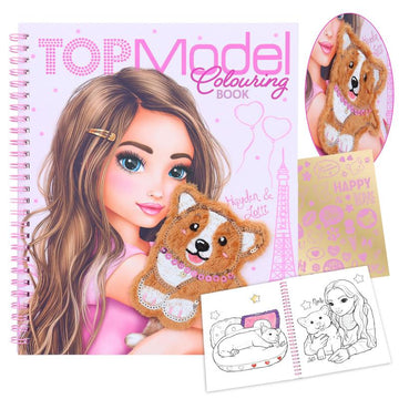 TOPModel Corgi Colouring Book