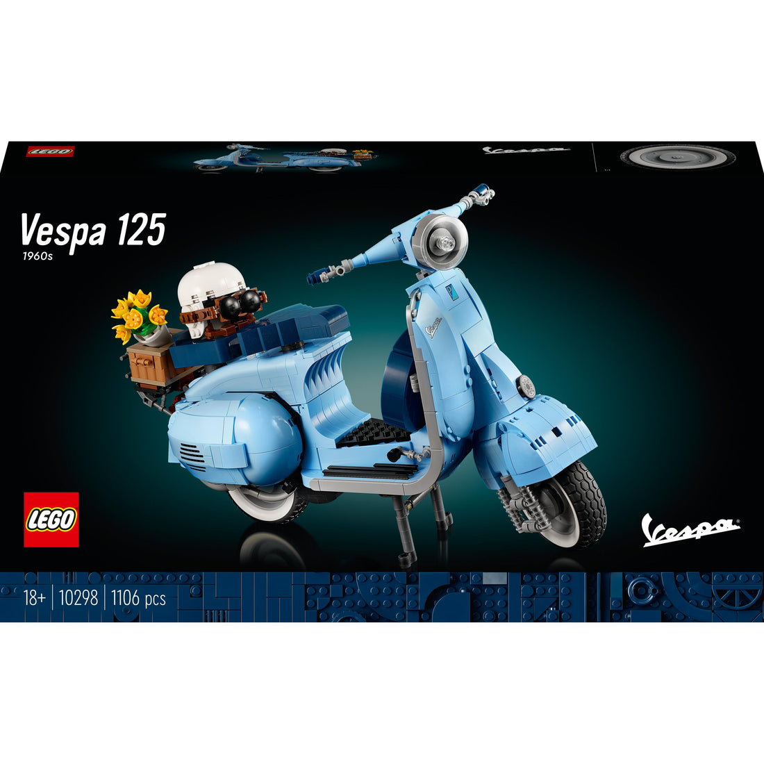LEGO® Vespa 125 10298 Building Kit (1,106 Pieces)