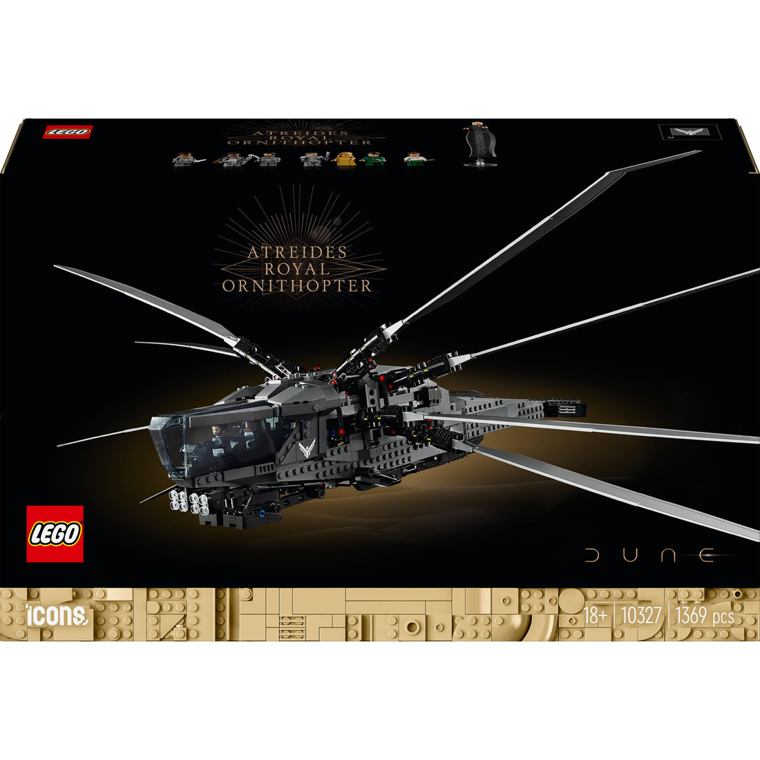 LEGO® Icons Dune Atreides Royal Ornithopter Set 10327