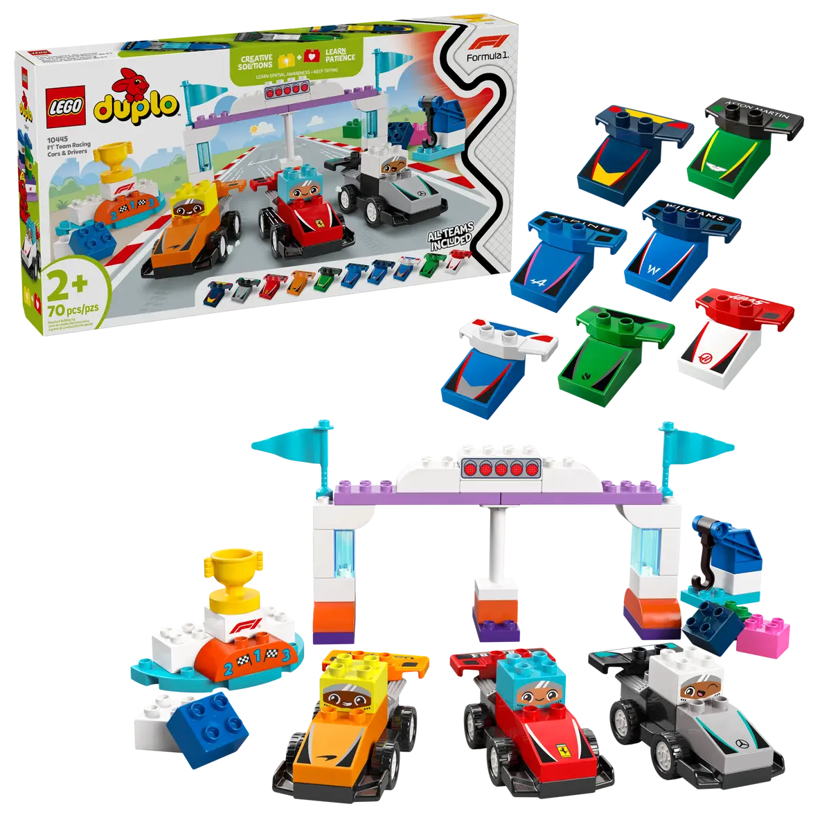 LEGO 10445 F1® Team Race Cars & Drivers V29