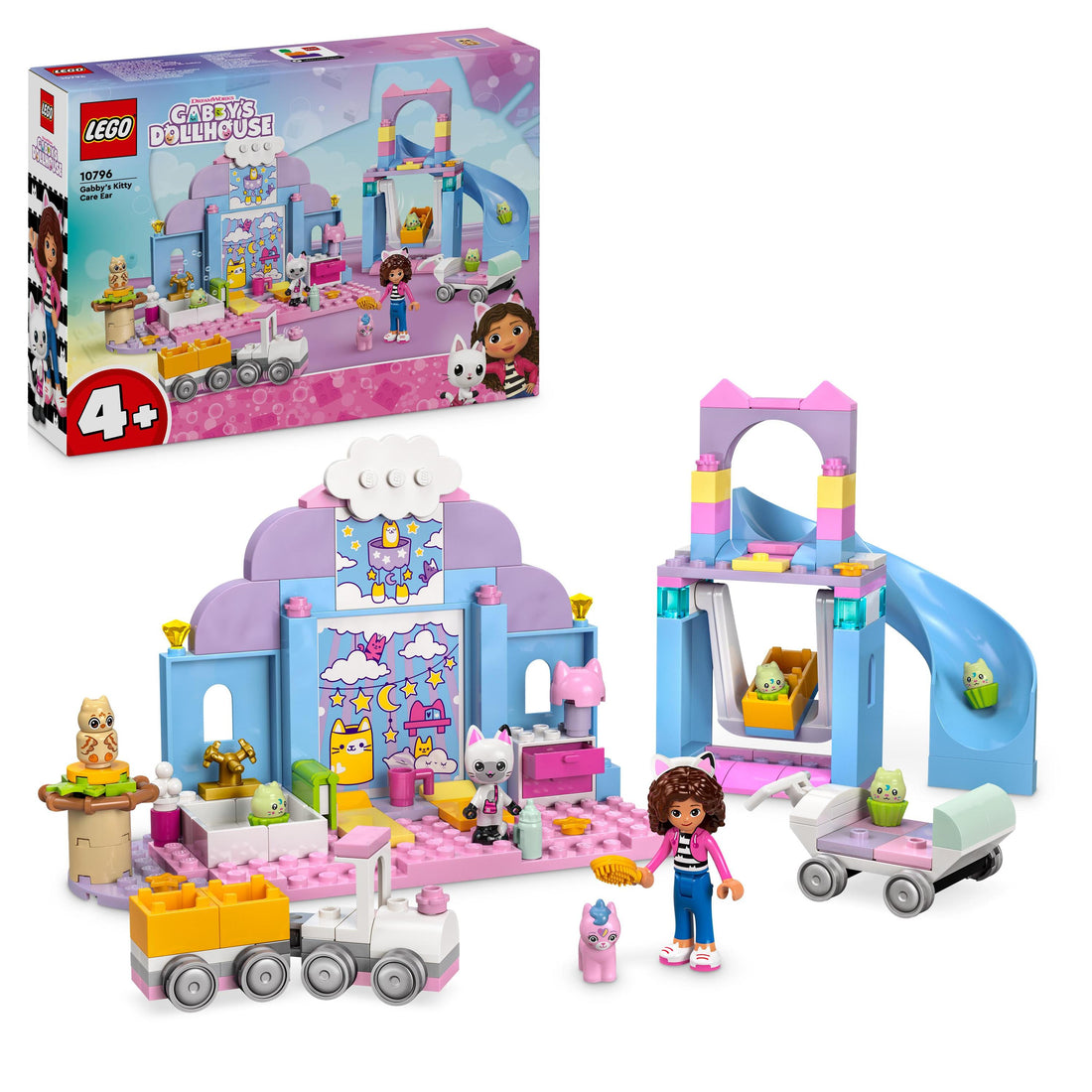 لعبة غرفة رعاية القطط الخاصة بغابي 10796 من LEGO® 4+ Gabby’s Dollhouse