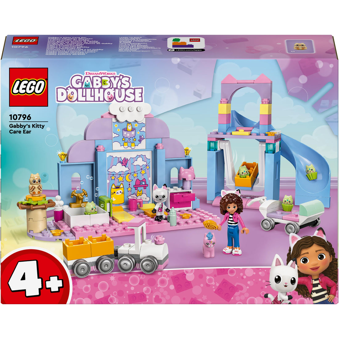 لعبة غرفة رعاية القطط الخاصة بغابي 10796 من LEGO® 4+ Gabby’s Dollhouse