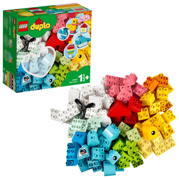 مجموعة لعبة بناء الصندوق بشكل قلب الكلاسيكي 10909 من ®LEGO® DUPLO (80 قطعة)