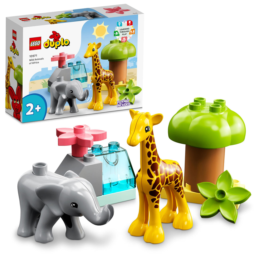 مجموعة الحيوانات البرية الأفريقية 10971 من ®LEGO® DUPLO (10 قطع)