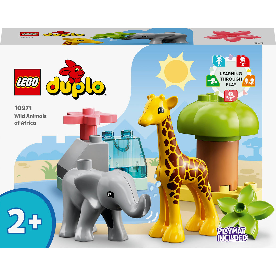 مجموعة الحيوانات البرية الأفريقية 10971 من ®LEGO® DUPLO (10 قطع)
