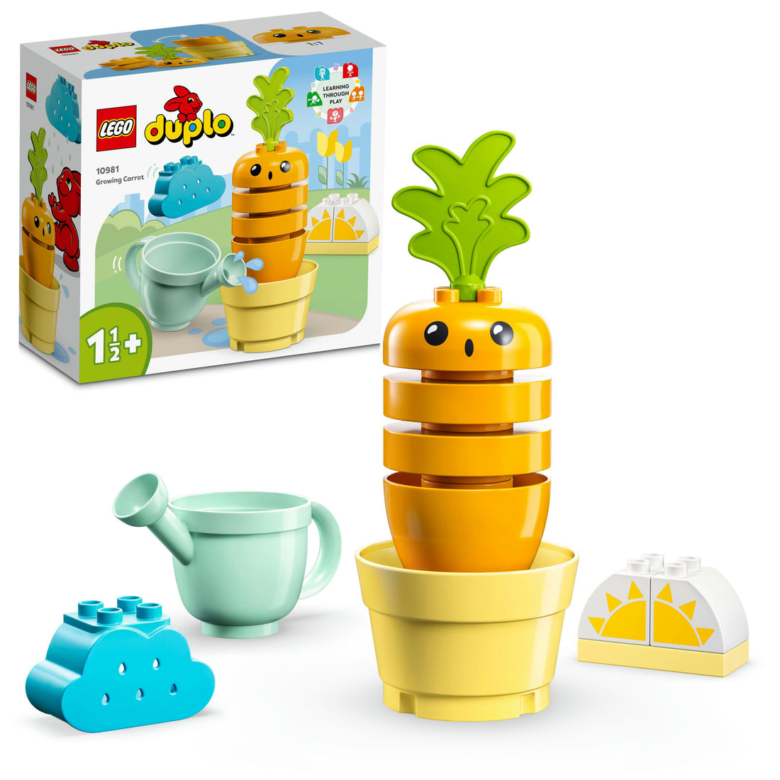 مجموعة لعبة الجزرة النامية 10981 من LEGO® DUPLO® My First (11 قطعة)