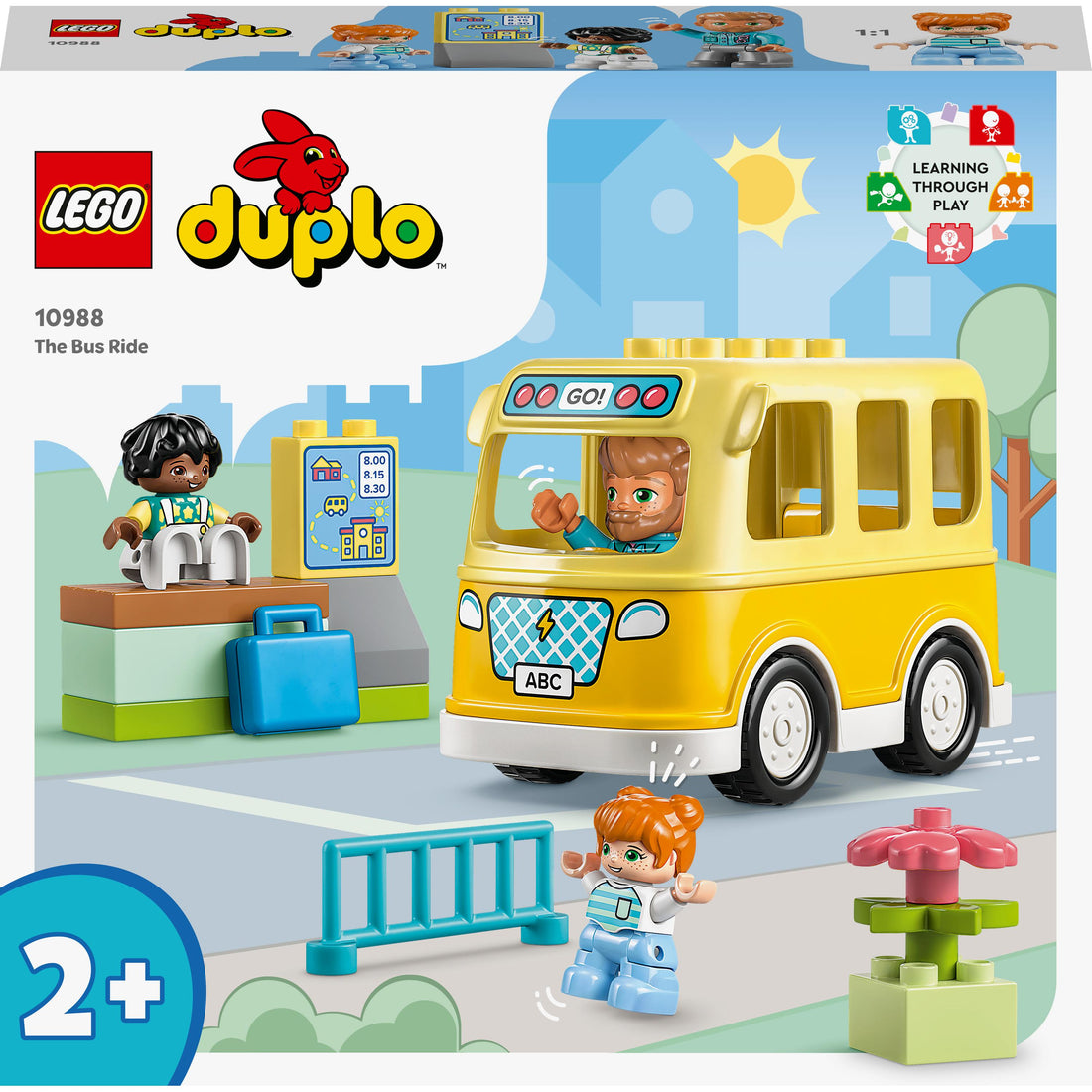 مجموعة لعبة بناء جولة الحافلة 10988 من LEGO® DUPLO® Town (16 قطعة)