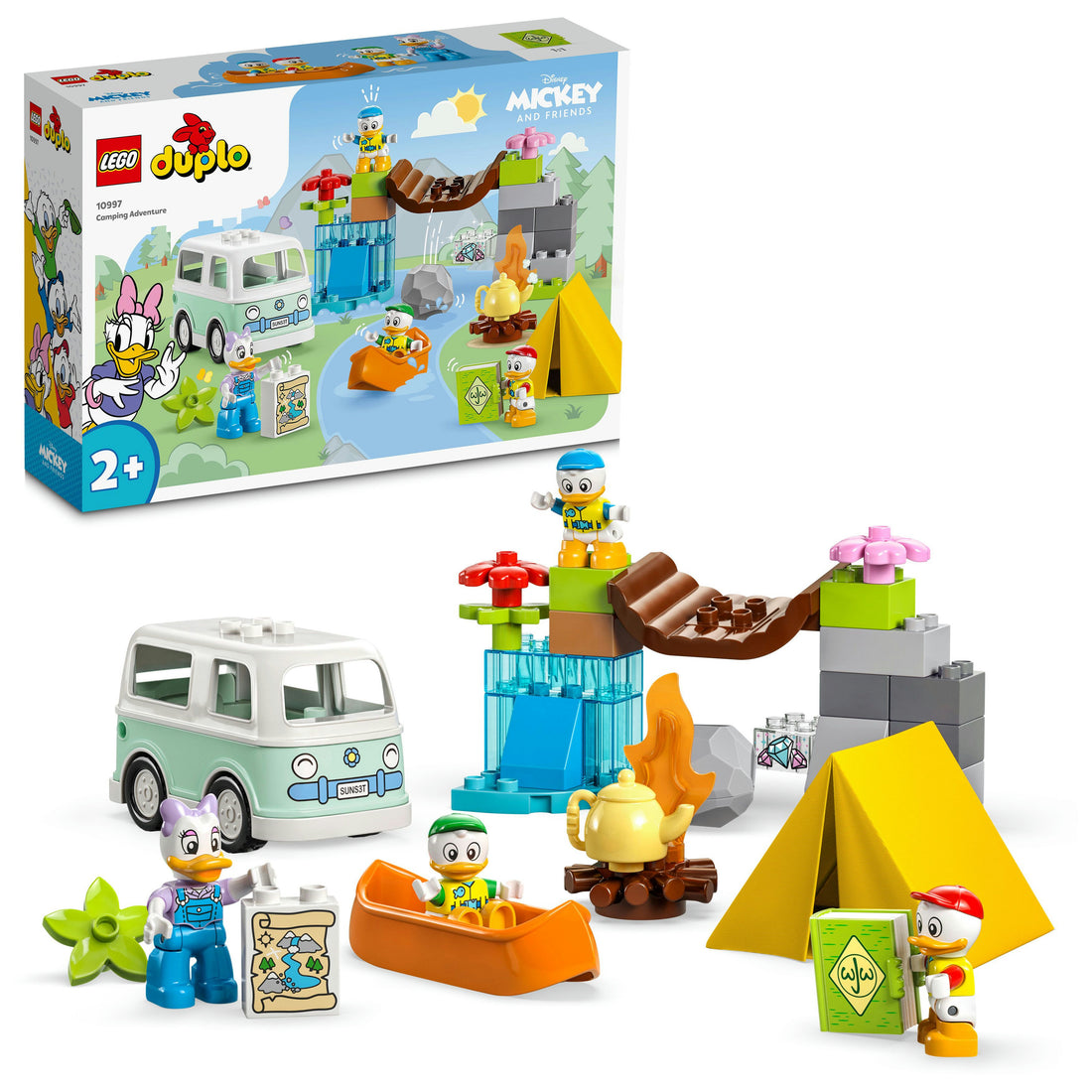 LEGO® DUPLO® - مغامرة التخييم مع ميكي وأصدقائه من ديزني 10997 (37 قطعة)