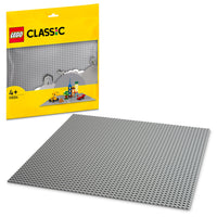 مجموعة لوح الأساس الرمادي 11024 من LEGO® Classic للأطفال (قطعة واحدة)