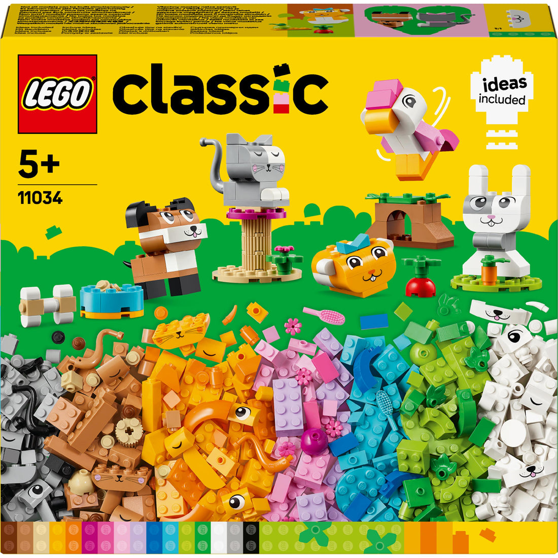 لعبة الحيوانات الأليفة المبتكرة القابلة للبناء 11034 من LEGO® Classic
