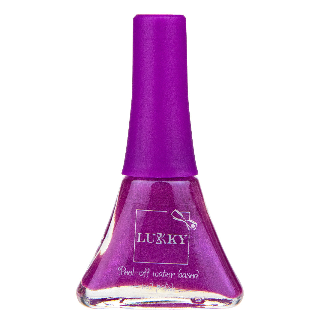 Lukky Peel-Off Nail Polish (5.5ml) (Pearly Purple)