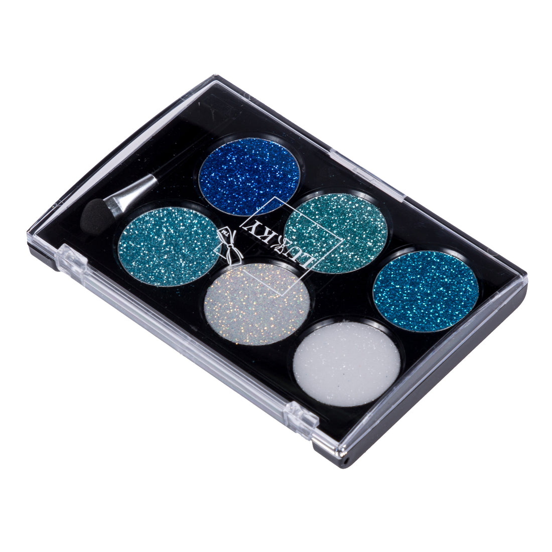 Lukky Eye Shadow Cream w/ Gltr & Applicator Brush 0.21Oz