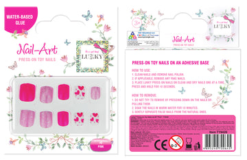 Lukky Nail Art Press-On Nails (Pinky)
