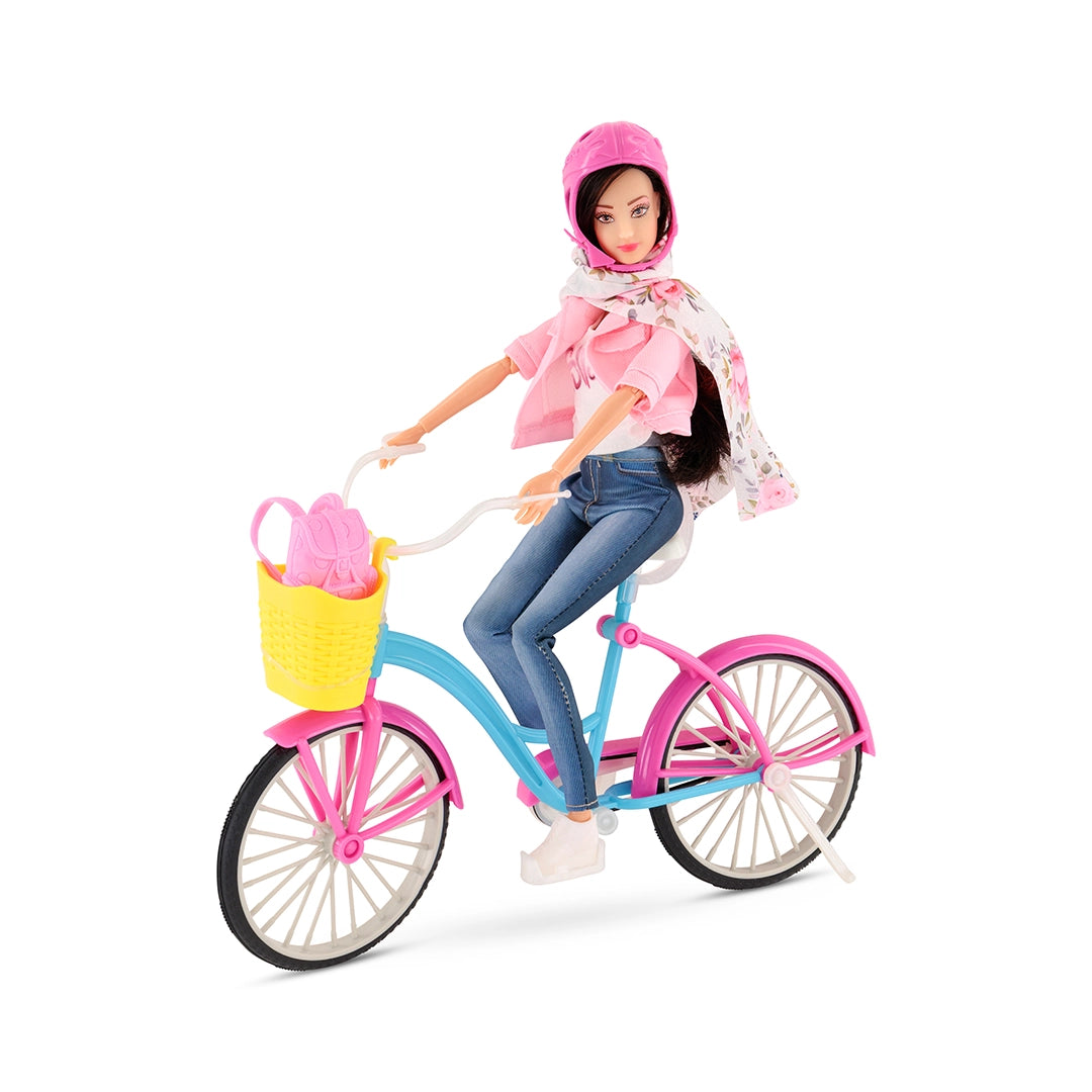 Fulla Doll with Bike Set