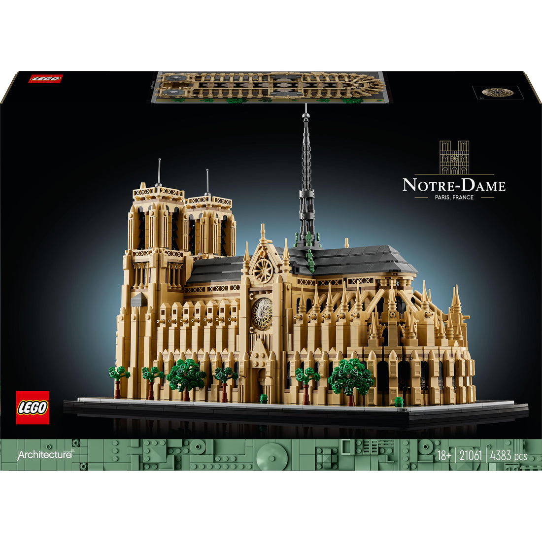 مجموعة نوتردام باريس 21061 من LEGO® Architecture