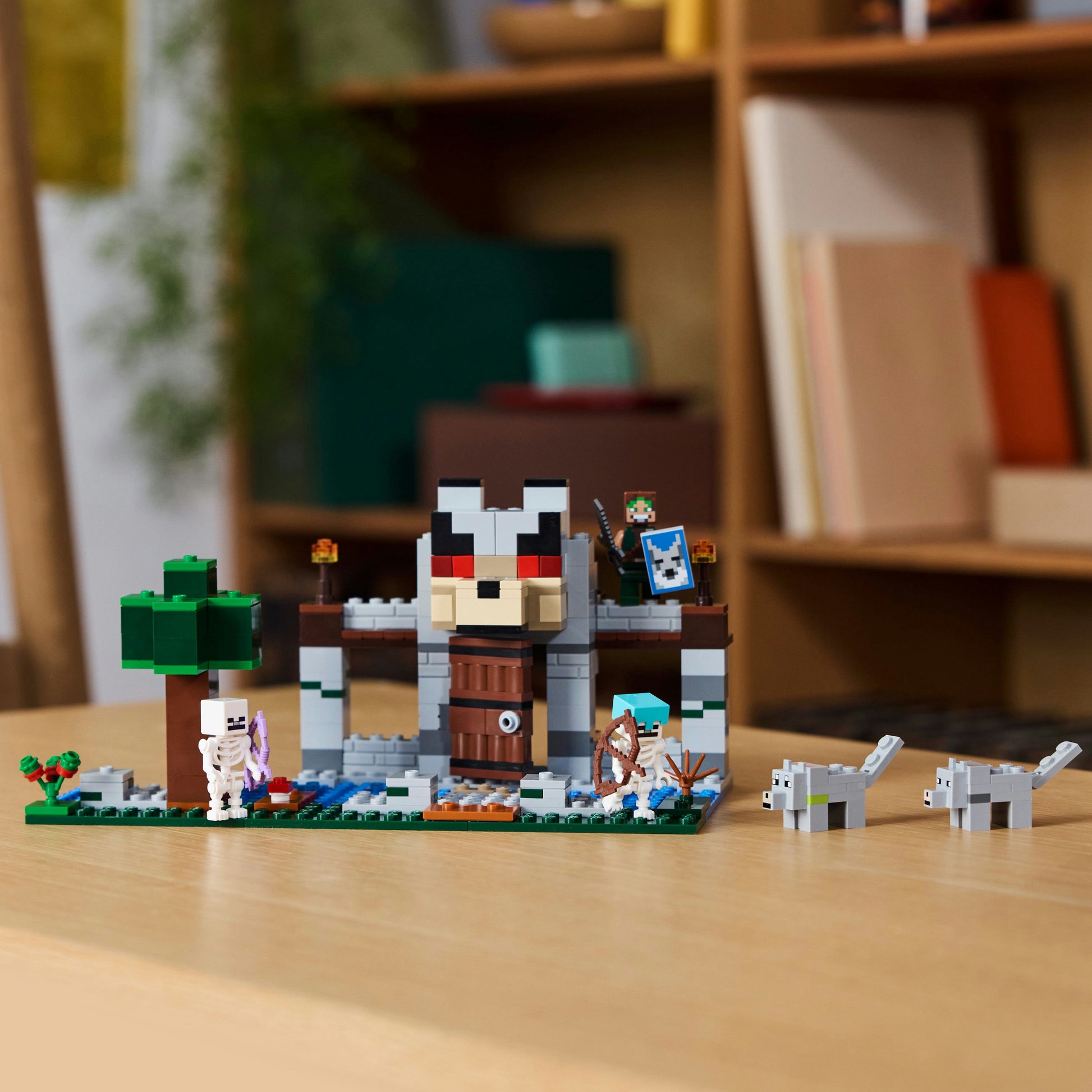 مجموعة لعب قلعة حصن الذئب 21261 من ®LEGO® Minecraft