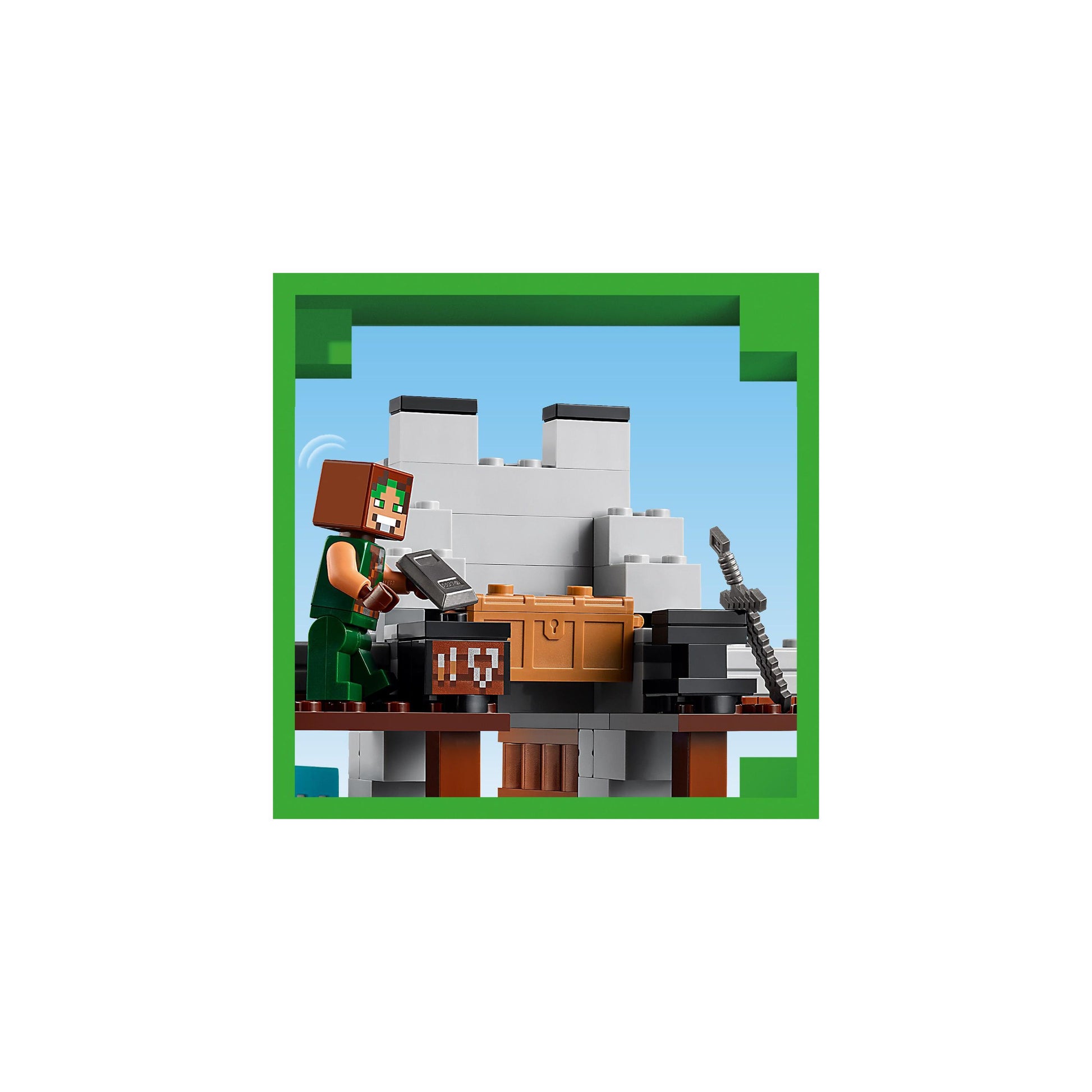 مجموعة لعب قلعة حصن الذئب 21261 من ®LEGO® Minecraft