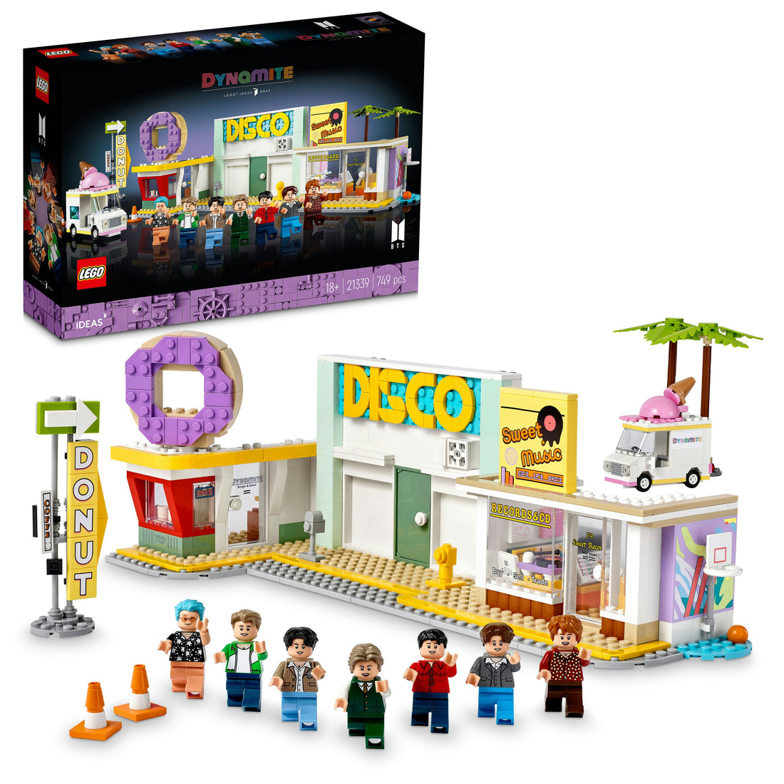 LEGO® Ideas BTS Dynamite 21339 Building Kit (749 Pieces)