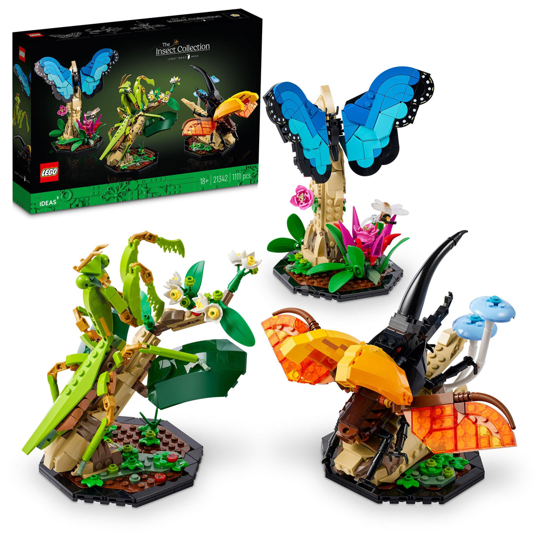 LEGO® Ideas The Insect Collection 21342 Building Set for Adults (1,111 Pieces)