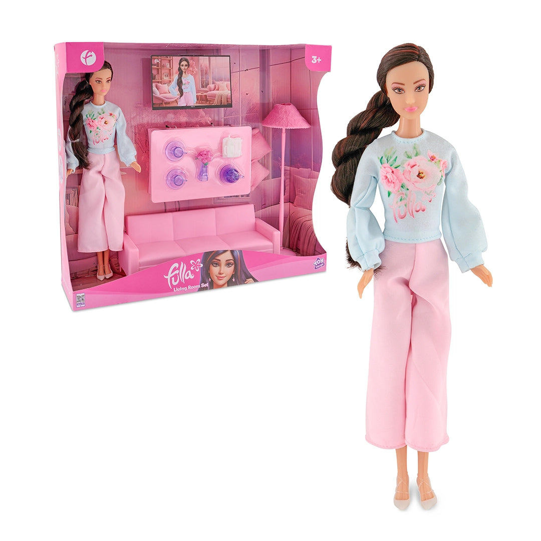Fulla Doll with Living Room Set