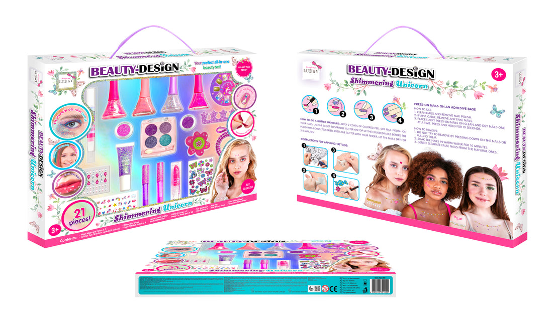 Lukky Beauty Design Set Shimmering Unicorn