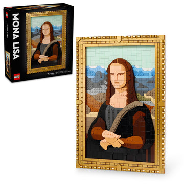 مجموعة بناء لوحة موناليزا 31213 للبالغين من LEGO® Art