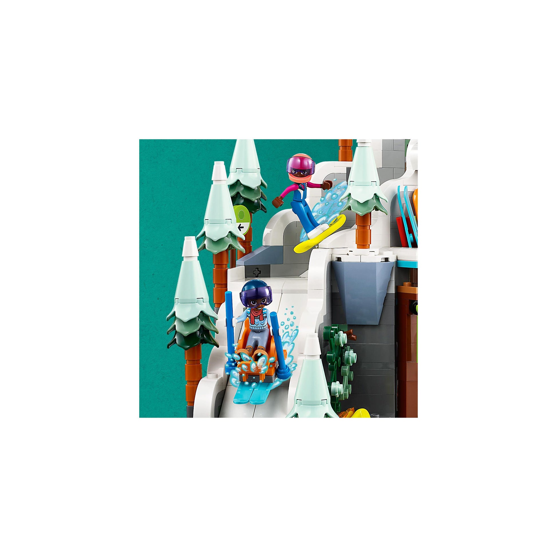 LEGO® Friends Holiday Ski Slope and Café 41756 Building Toy Set (980 Pieces)