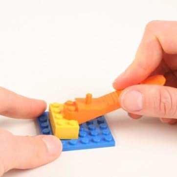 LEGO Stone and Part Separator Orange