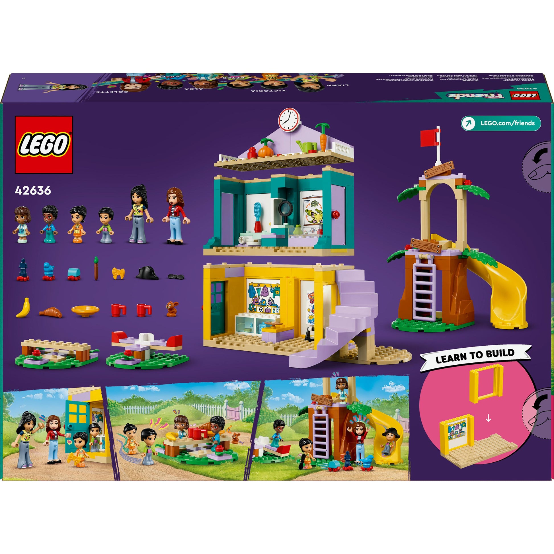 مجموعة لعب روضة الأطفال في هارت ليك سيتي 42636 من LEGO® Friends