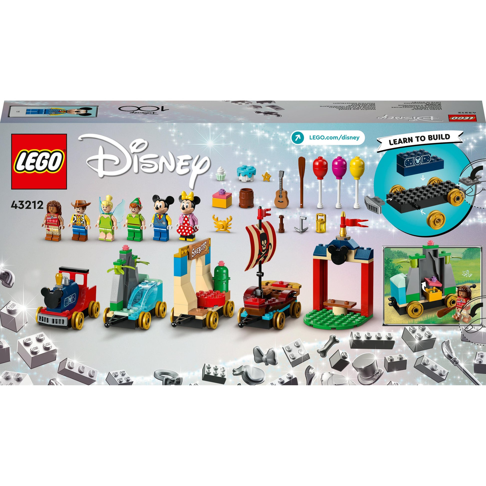 LEGO® | Disney: Disney Celebration Train 43212 Building Toy Set (200 Pieces)