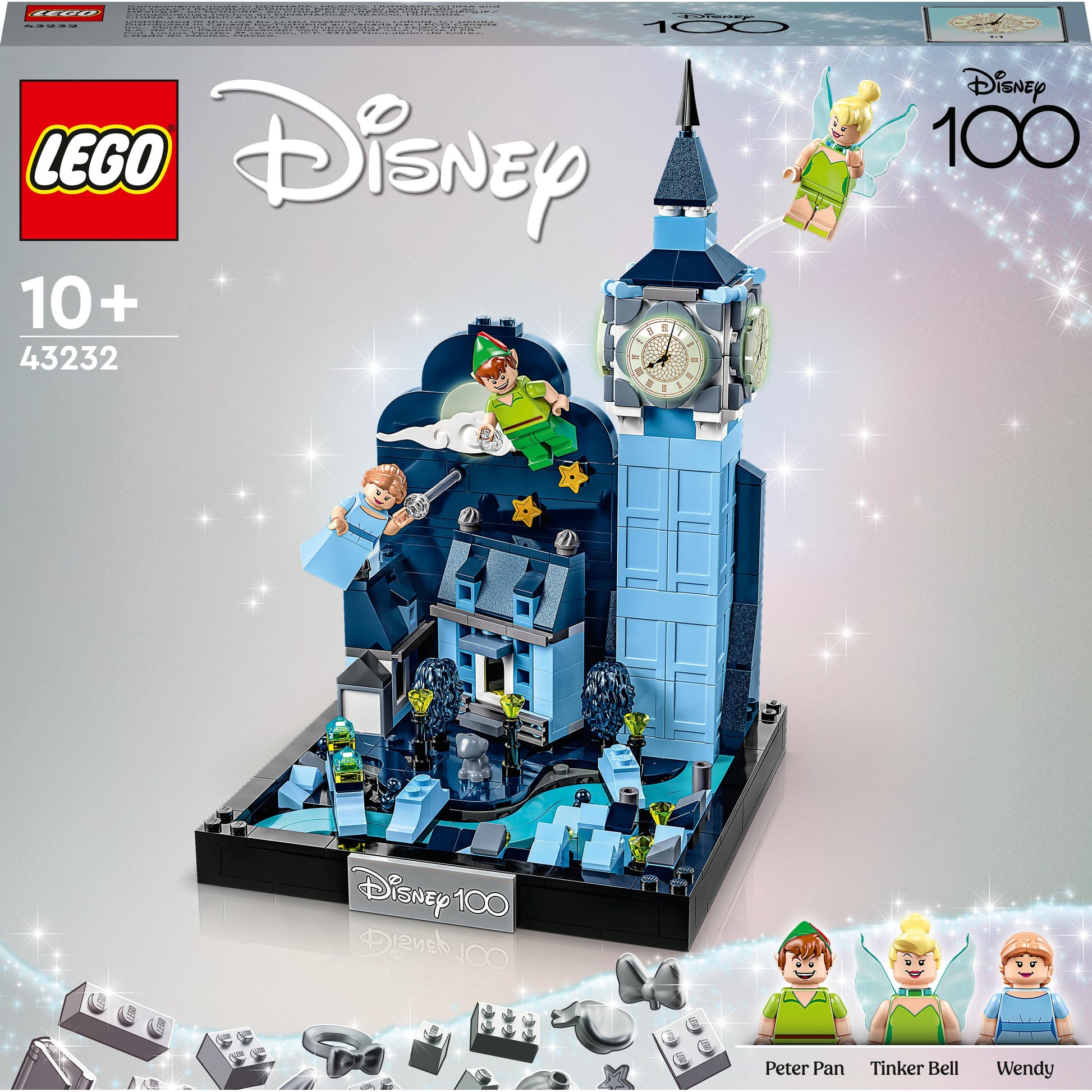 رحلة بيتر بان وويندي فوق لندن 43232 من LEGO® ǀ Disney (466 قطعة)