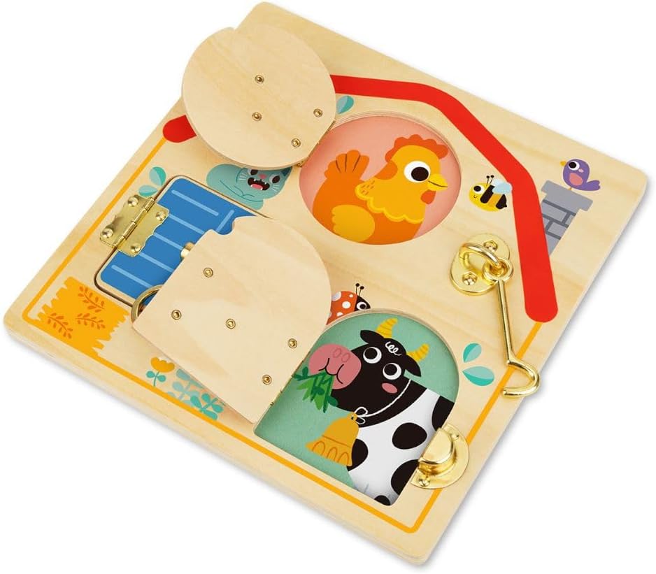 Tooky Toy Latches Activity Board
