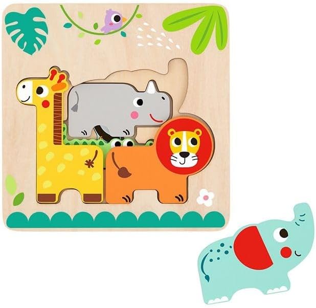 Tooky Toy Multi-layered Animal Puzzle