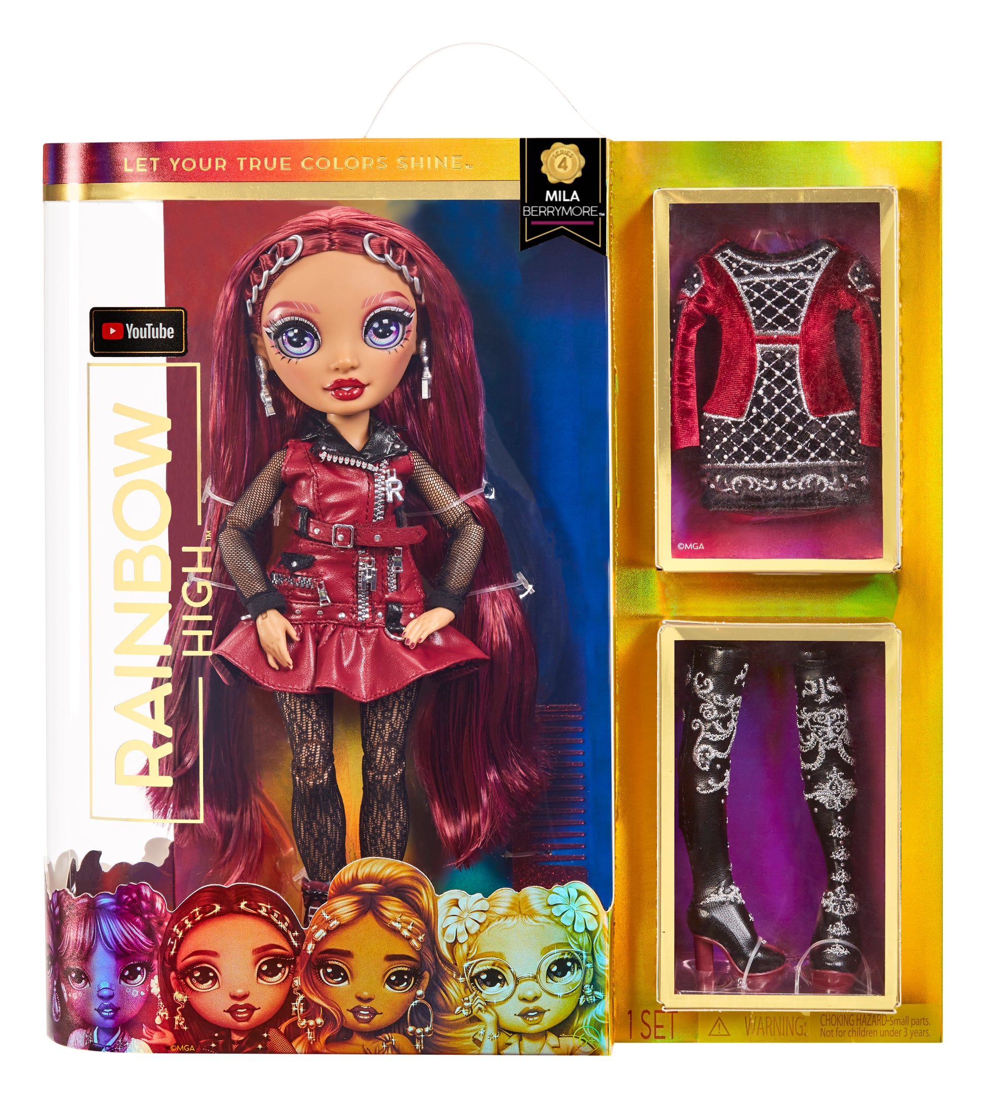 Rainbow High Core Fashion Doll Mila Berrymore (Burgundy)
