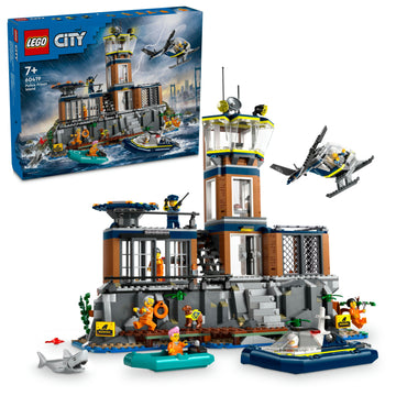 لعبة بناء جزيرة السجن التابعة للشرطة 60419 من LEGO® City