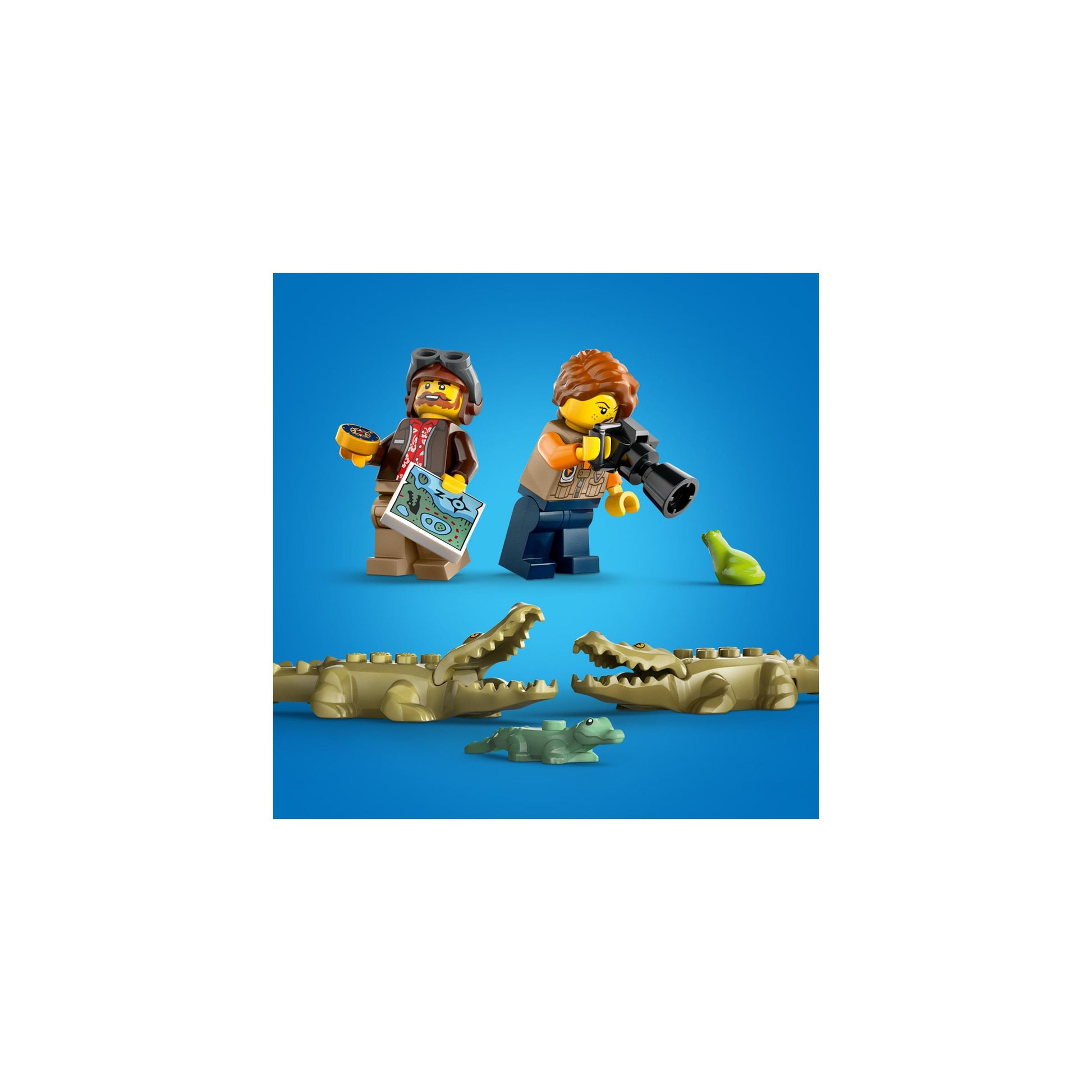 مجموعة لعب طائرة مستكشف الأدغال المائية 60425 من LEGO® City