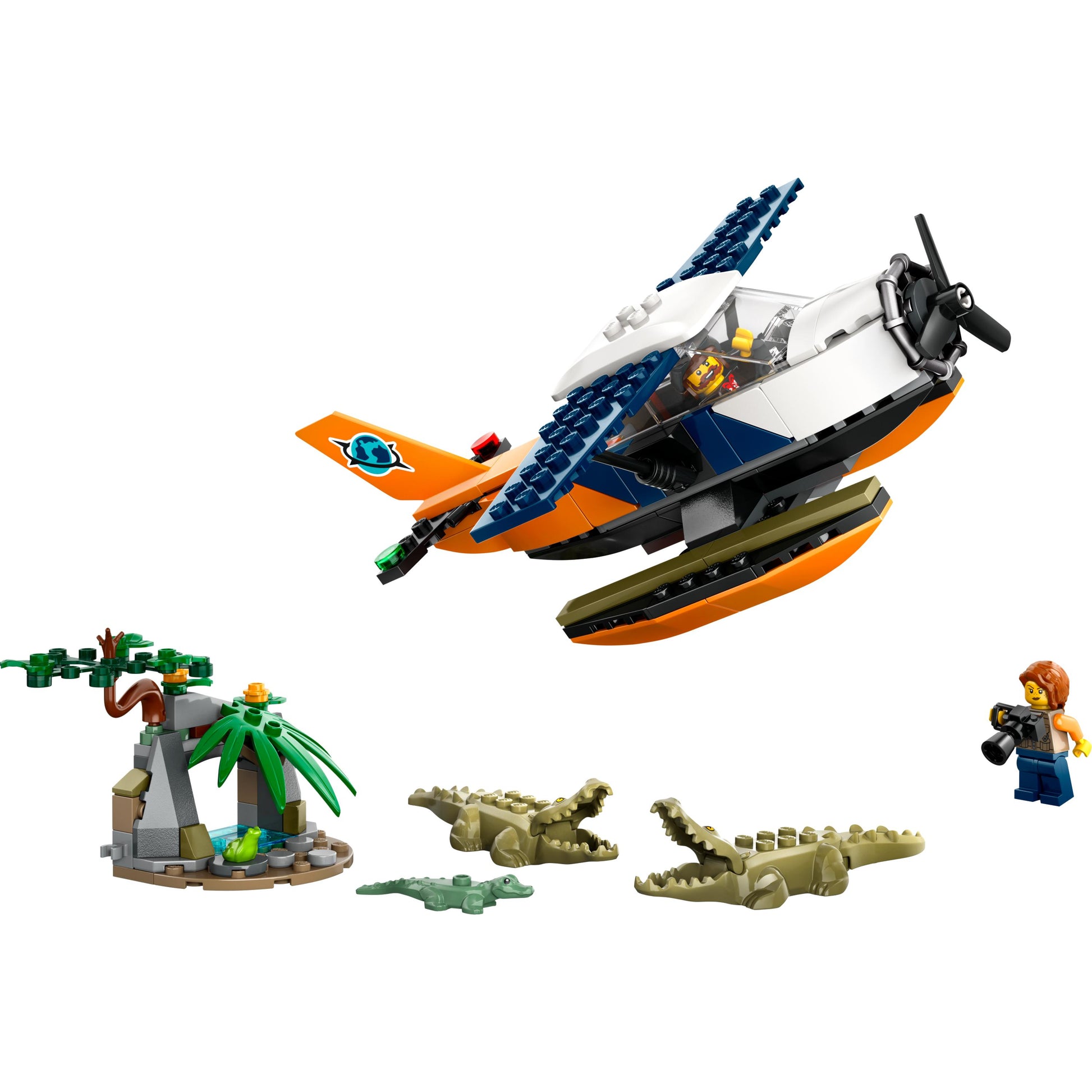مجموعة لعب طائرة مستكشف الأدغال المائية 60425 من LEGO® City