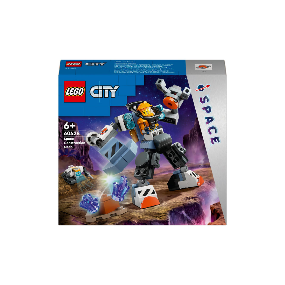 لعبة بدلة آلي البناء في الفضاء 60428 من LEGO® City