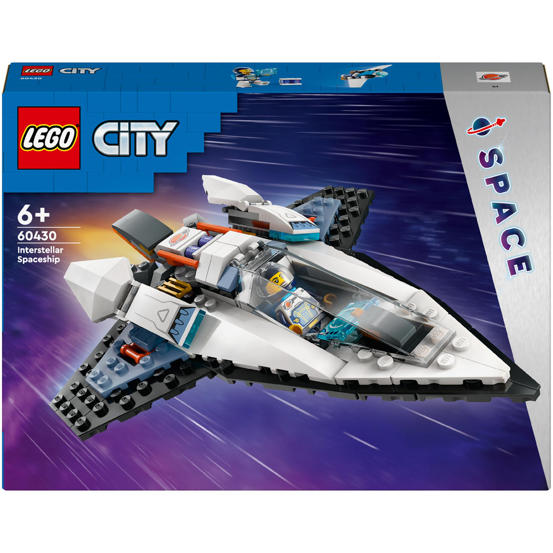 مجموعة لعب سفينة الفضاء الخارجي 60430 من LEGO® City