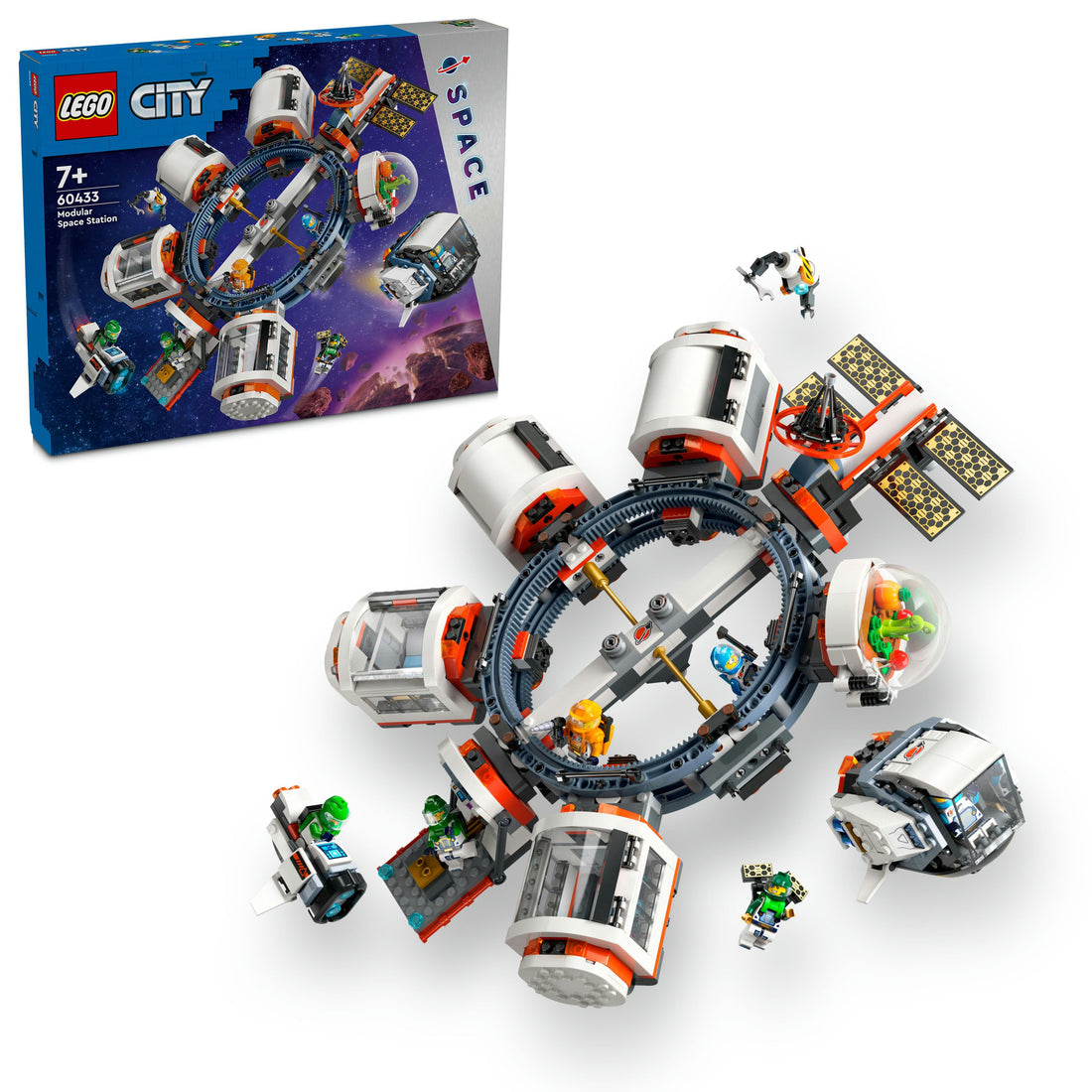 لعبة بناء محطة الفضاء التركيبية 60433 من LEGO® City