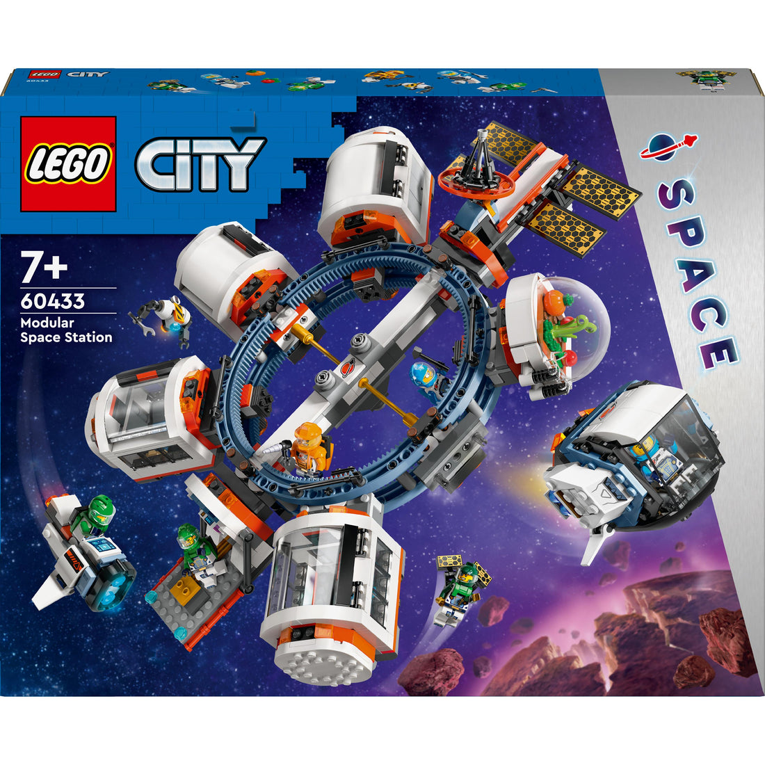 لعبة بناء محطة الفضاء التركيبية 60433 من LEGO® City