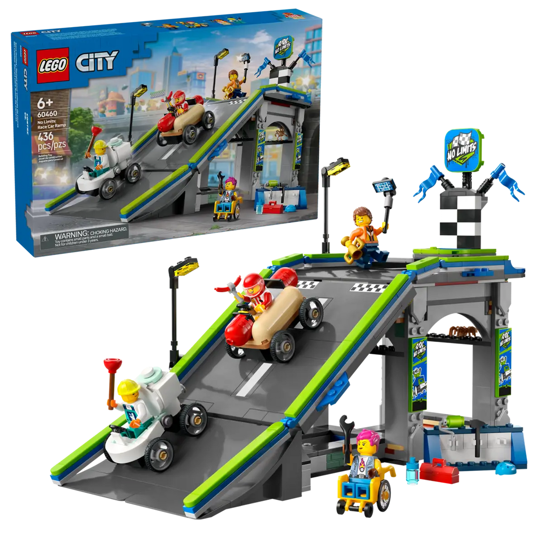 LEGO 60460 No Limits: Race Car Ramp Track V29
