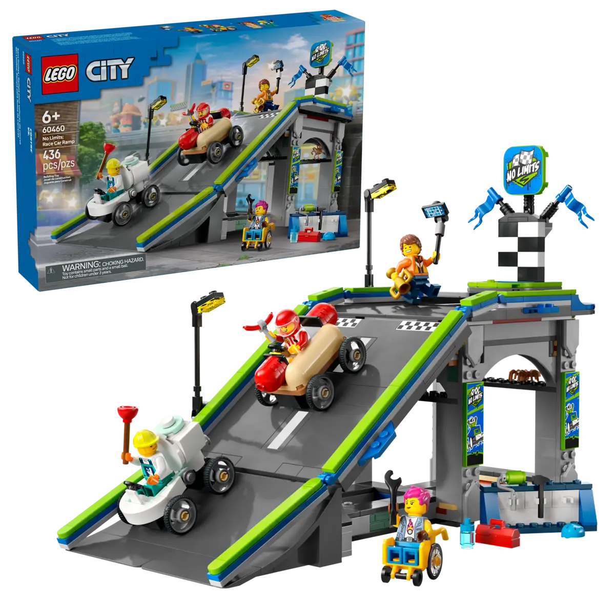 LEGO 60460 No Limits: Race Car Ramp Track V29
