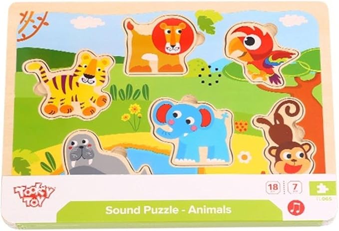 Tooky Toy Sound Puzzle Animals