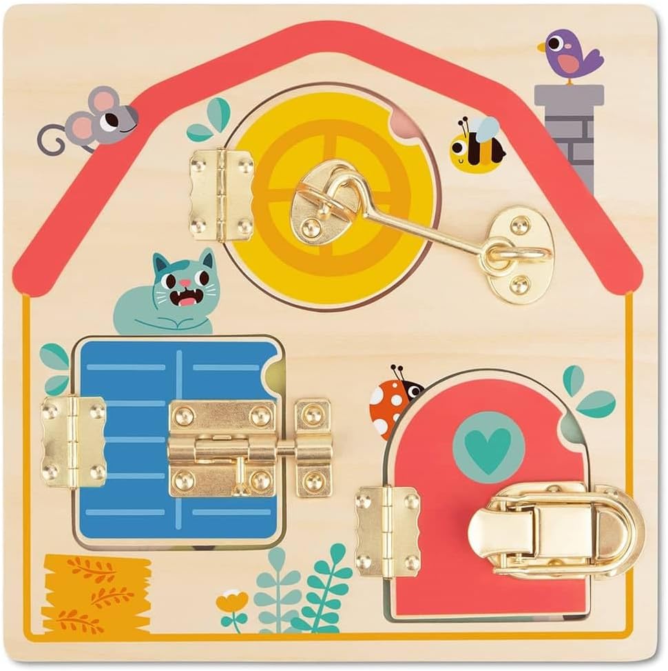 Tooky Toy Latches Activity Board