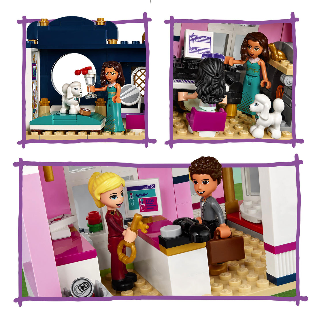 LEGO® Friends Heartlake City Grand Hotel 41684 Building Kit (1,308 Pieces)