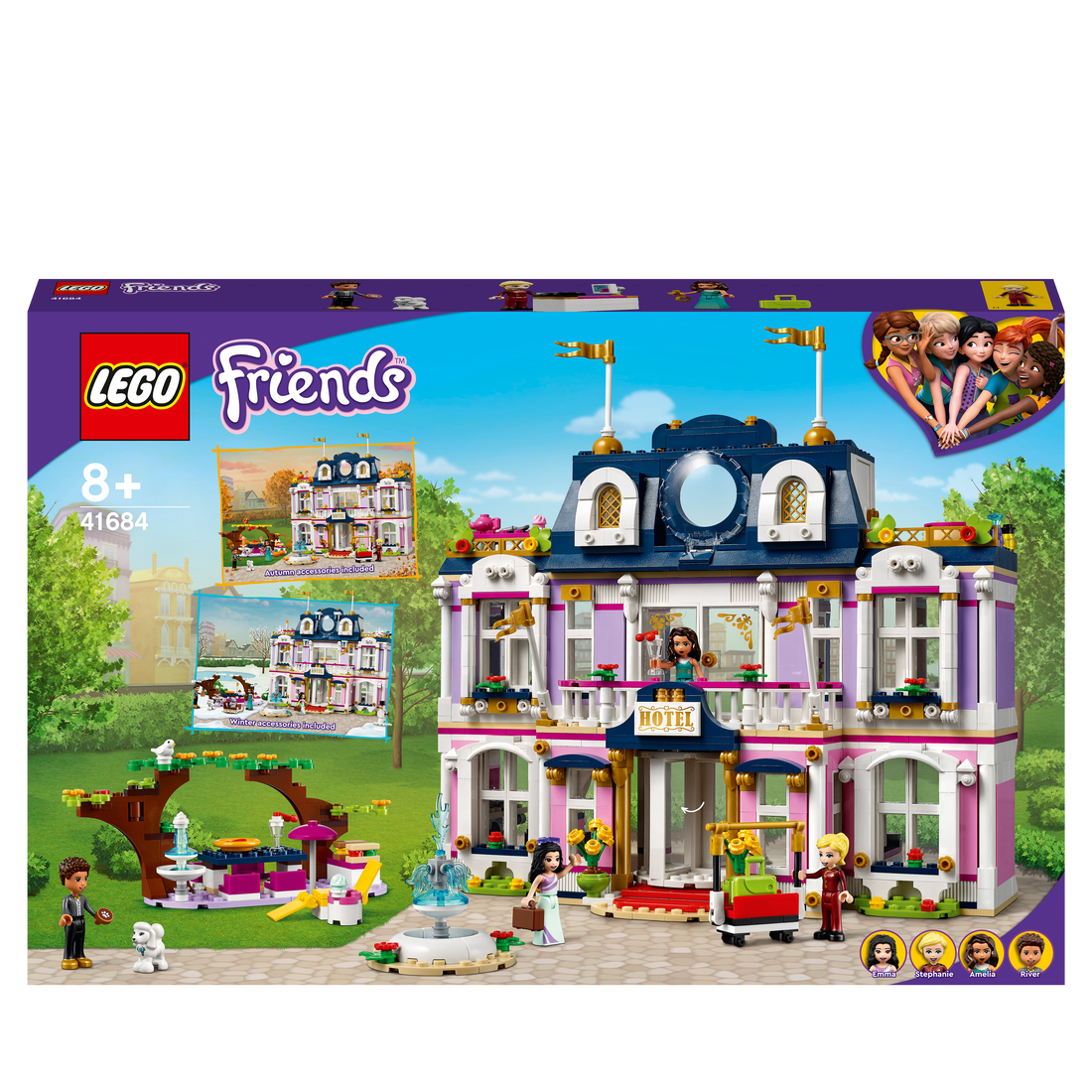 LEGO® Friends Heartlake City Grand Hotel 41684 Building Kit (1,308 Pieces)