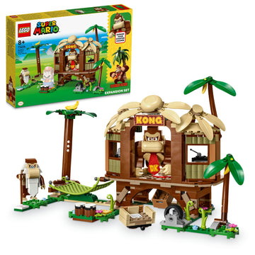 LEGO® Super Mario™ Donkey Kong’s Tree House Expansion Set 71424 Building Toy Set (555 Pieces)