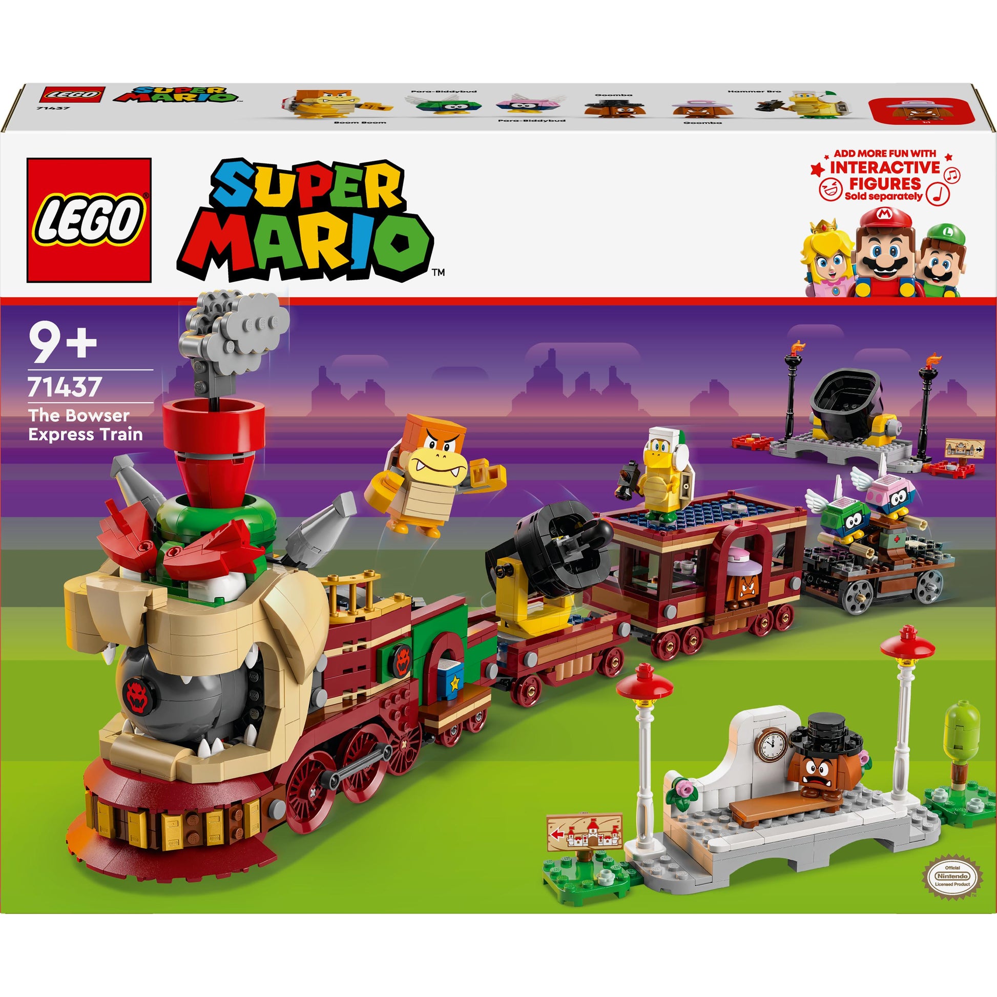 مجموعة اللعب قطار Bowser السريع 71437 من LEGO® Super Mario™