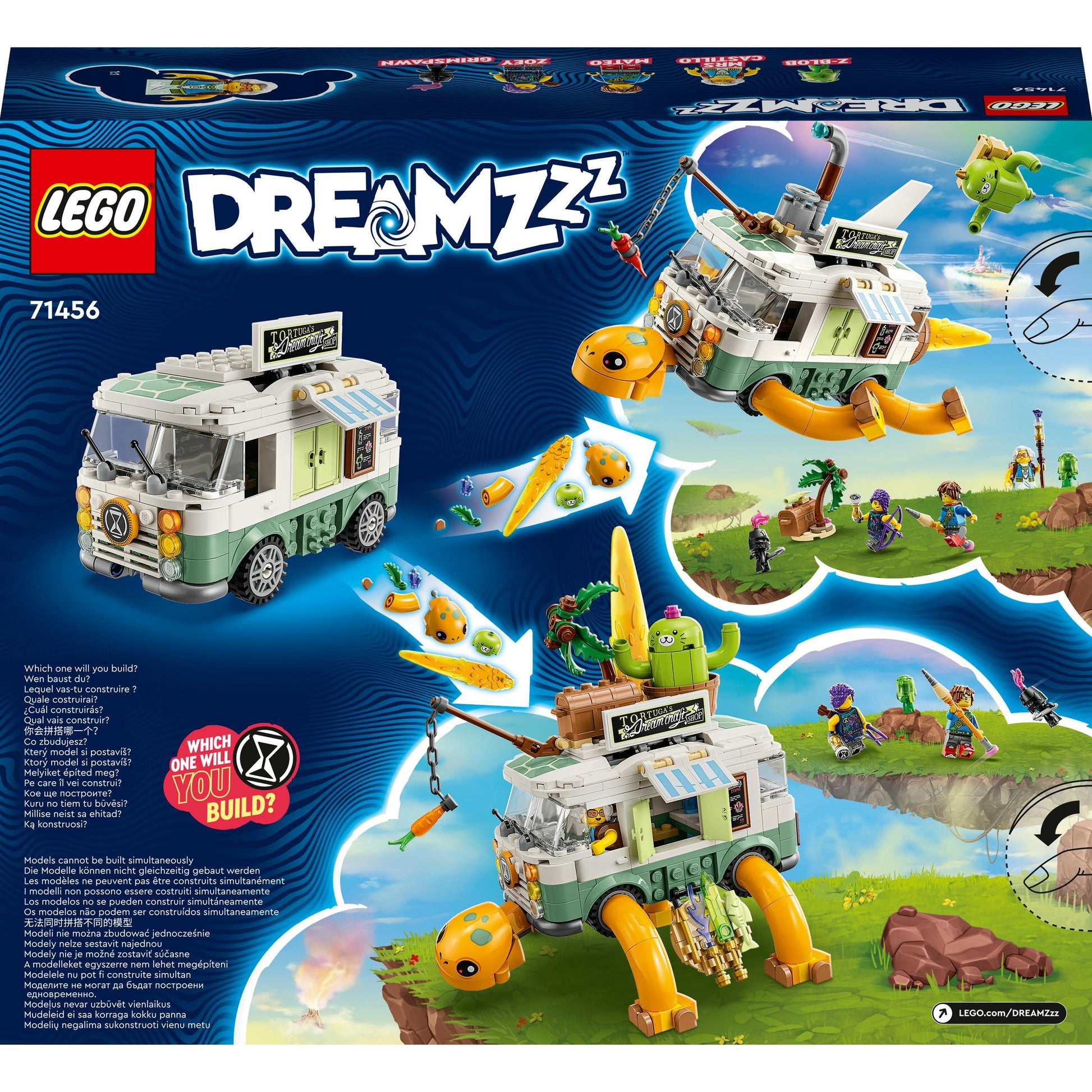 مجموعة لعبة بناء الشاحنة السلحفاة للسيدة كاستيو 71456 من LEGO® DREAMZzz™ (434 قطعة)